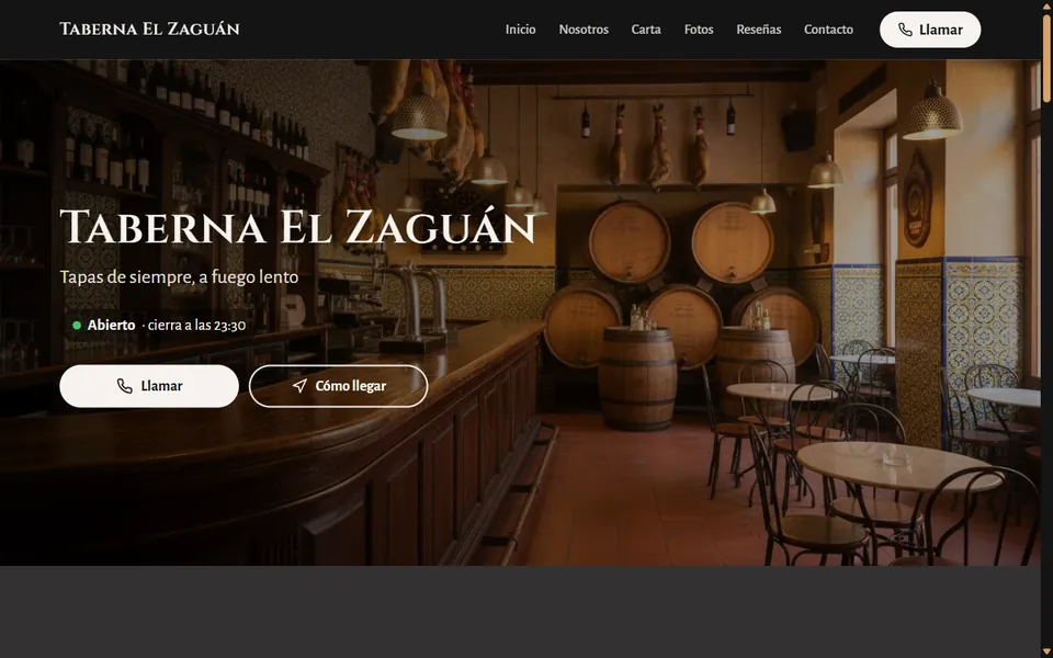 Plantilla Entrante: elegante y oscura
